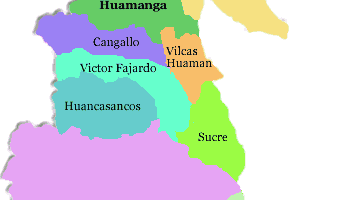 Ayacucho_mapa_politico